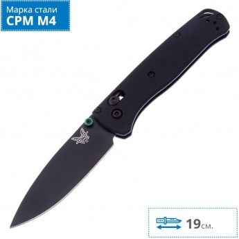 Нож BENCHMADE BUGOUT BMCU535-BK-M4-G10-BLK Нож BENCHMADE BUGOUT BMCU535-BK-M4-G10-BLK